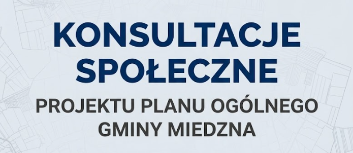 Konsultacje społeczne planu ogólnego