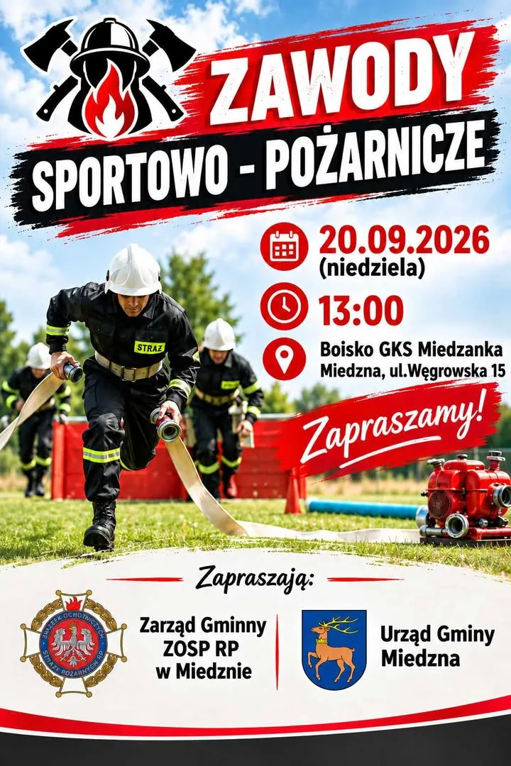 Zawody sportowo-pożarnicze w Miedznie